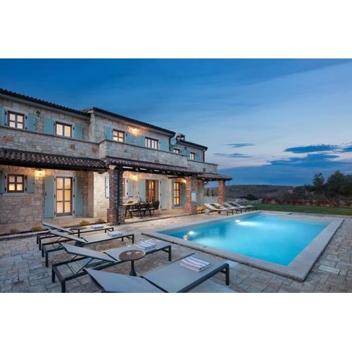 Rustic Villa Clematis with a pool in Istria