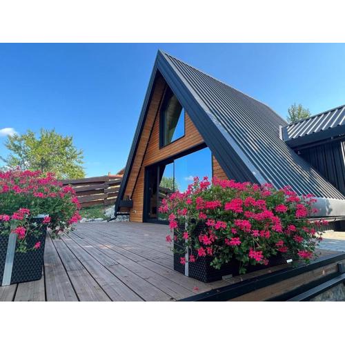 Rustic villa Roza with outdoor pool in Kupjak