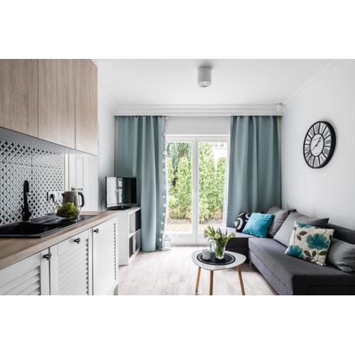 Sanhaus Apartments - MOLO 1 - Studio dla dwojga z patio, blisko plaży