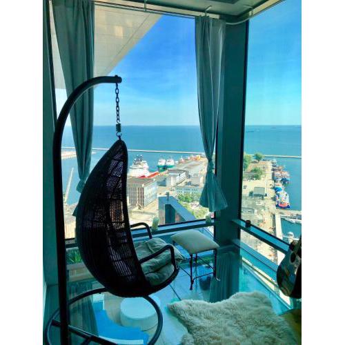 SEA TOWERS PENTHOUSE 23-24 Two-Floors Sea View Panoramic Terrace 110m2 !!! jacuzzi