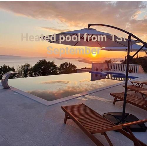 Sea view Luxury Apart Hotel Villa Conte with swiming pool and romantic SPA