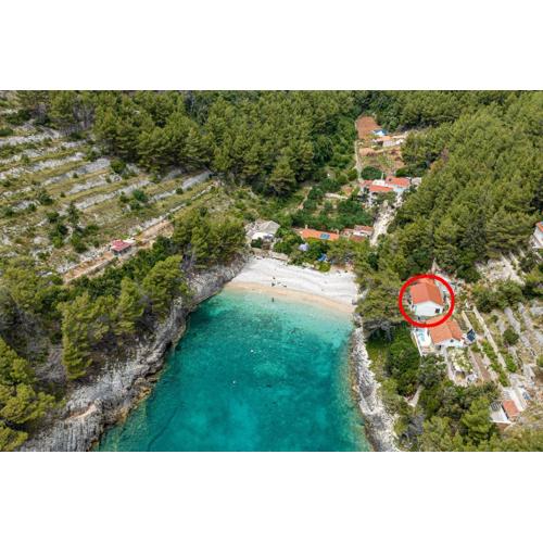 Seaside secluded apartments Cove Bratinja Luka, Korcula - 4434
