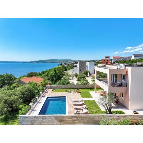 Seaview Villa Grota with swimming pool