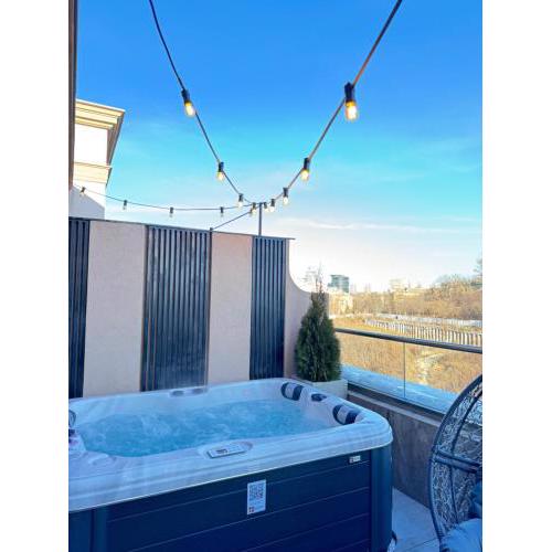 SkySpa Apartments - апартаменти з джакузі на терасі з видом на Печерськ