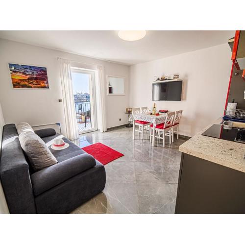 Sleek and Stylish Umag Apartments with Sea View - Two Bedroom Apartment with Balcony