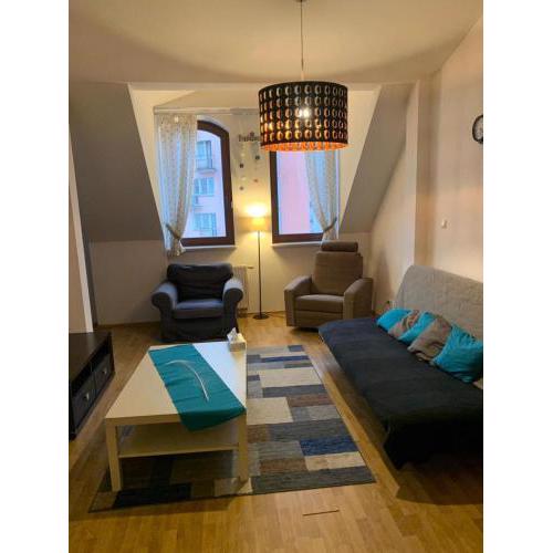 Spacious 2-rooms penthouse in Warsaw city center