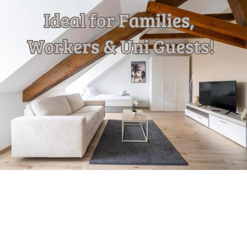 Spacious 7-Person Leoben Apartment - Ideal for Workers, Groups & Family