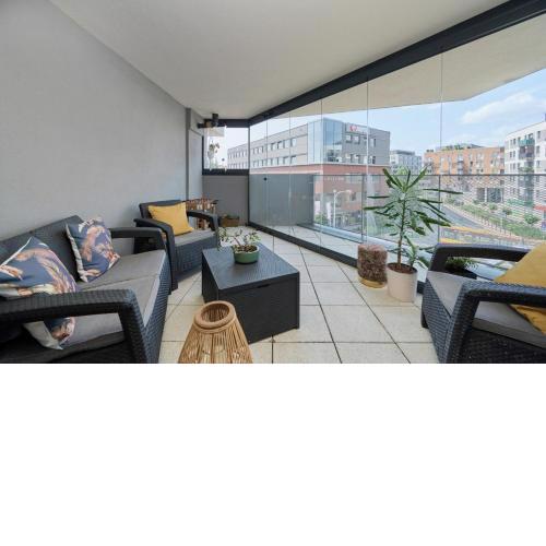 Spacious Apartment with Balcony near the Slavic Hill Wrocław by Renters Prestige