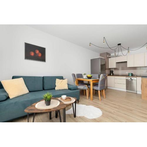 Spacious Apartment with Parking and Terrace in Puck by Noclegi Renters