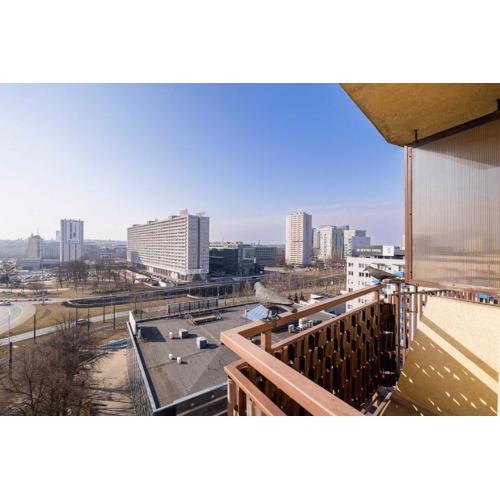 Spacious Studio with Balcony in Katowice by Noclegi Renters
