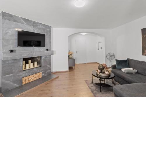 Stilvolles Zuhause mit Kamin