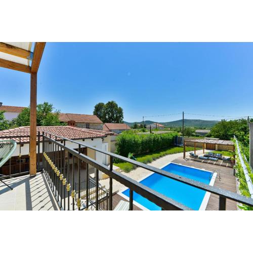 Stone villa with pool