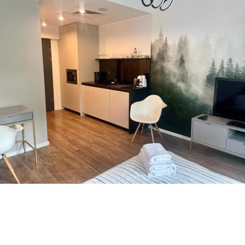 Studio 208 w centrum z klimatyzacją