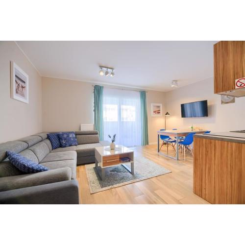 Studio 51 Baltic Park, 280m do Plaży, Duży balkon