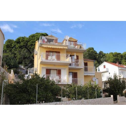 Studio Apartment in Hvar Town with Sea View, Terrace, Air Conditioning, Wi-Fi (3615-4)
