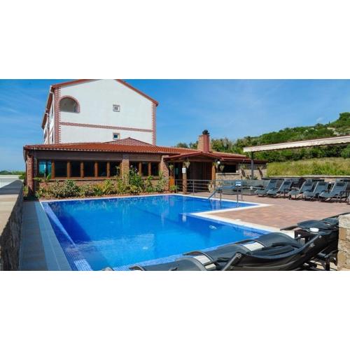 Studio apartment in Novalja with sea view, terrace, air conditioning, Wi-Fi (3565-3)