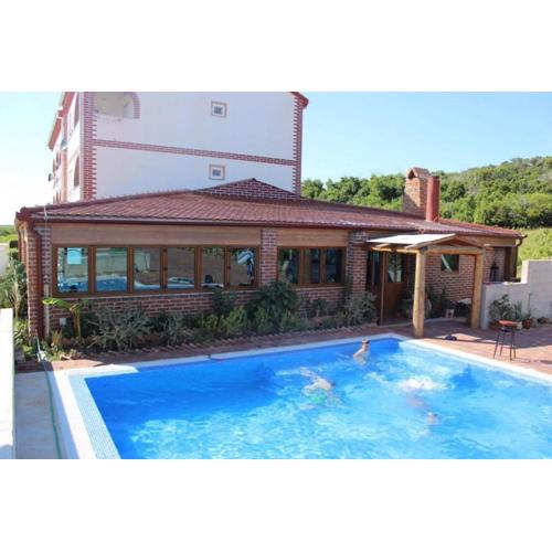 Studio apartment in Novalja with sea view, terrace, air conditioning, Wi-Fi (3565-4)