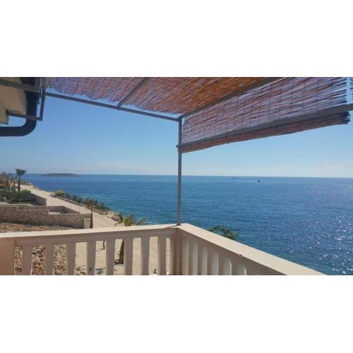 Studio apartment in Sevid with sea view, balcony, air conditioning, WiFi 5169-3