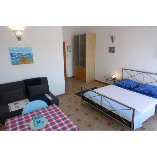 Studio apartment in Zaton Zadar with sea view, balcony, air conditioning, WiFi 3796-8