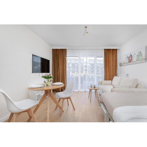 Studio in Wellness Resort with Terrace & Parking by Noclegi Renters