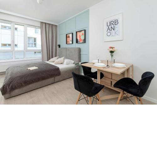 Studio Śląska z Siłownią w Gdańsku by Noclegi Renters