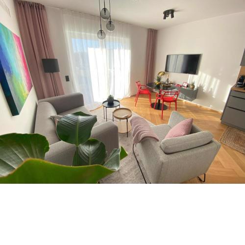 Stylische Wohnung mit Balkon