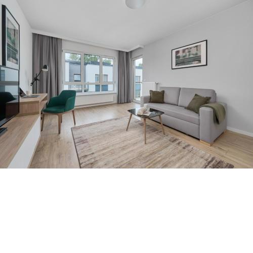 Stylish Apartment Na Grobli with Balcony by Noclegi Renters