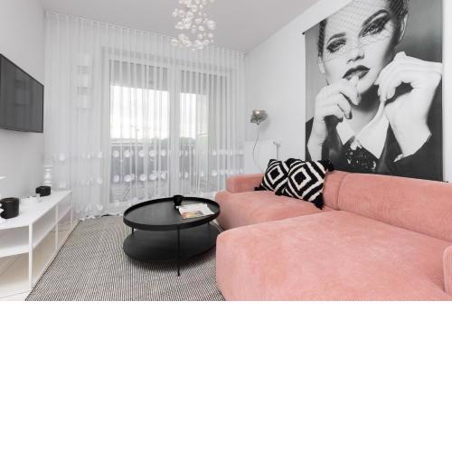 Stylish Apartment Przedpole with Balcony & Parking by Noclegi Renters