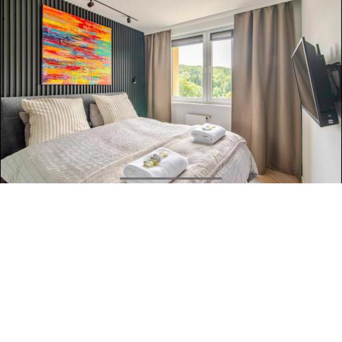 Sunny 2 bedroom apartment, free parking, high speed internet