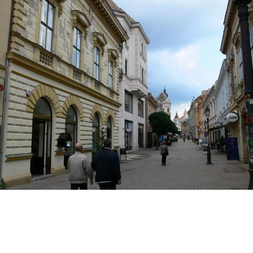 Sunny city center