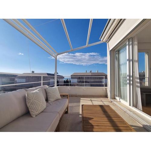 Sunny Sky Punta Skala, see view, 75 m to the beach