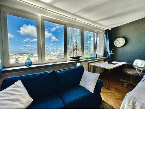 Super Apartament WHITE Warszawa 2x Metro Ścisłe Centrum WiFi 300 Mbs NEW