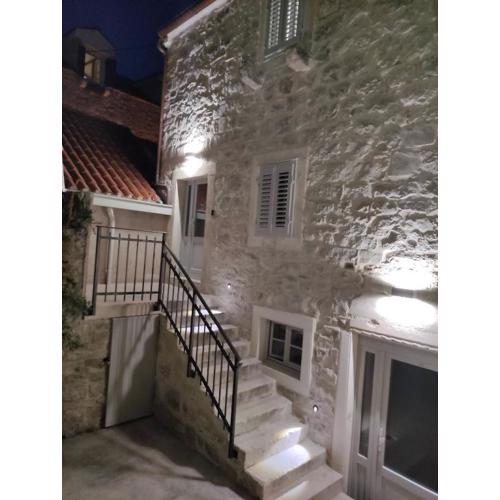 The center of Split, renovated stone house
