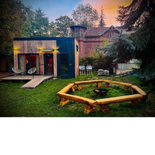 tiny house BARACZEK Brno-Jundrov, ulice Veslařská