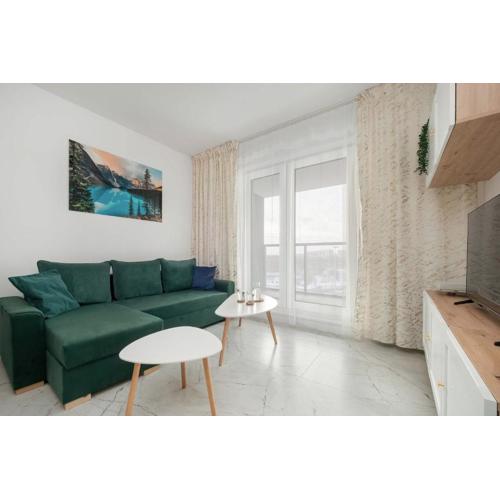 Tobaco Park II Modern Apartment with Parking near Atlas Arena in Łódź by Noclegi Renters