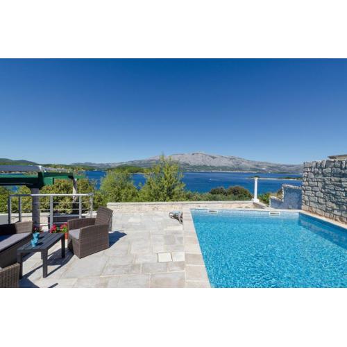 Traditional stone house with swimming pool