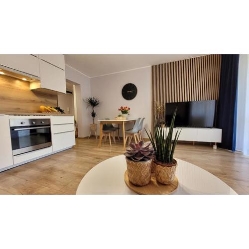 Trzypokojowy apartament z parkingiem