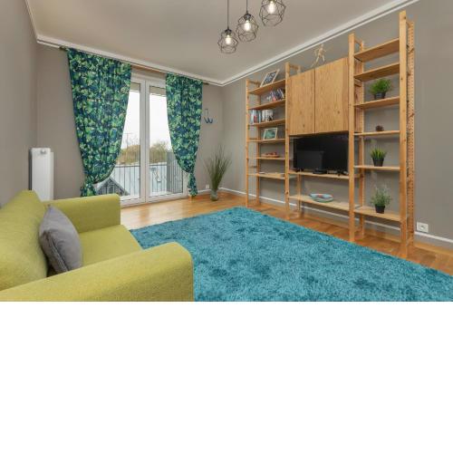 Turquoise Blue Apartment Warsaw Białołęka by Noclegi Renters