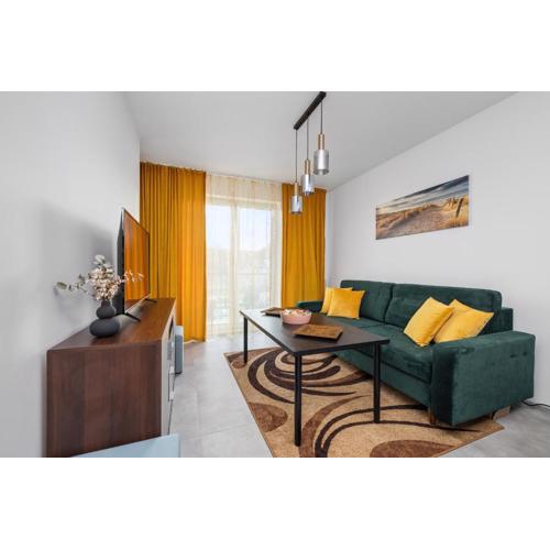 Unique Apartment KAMPAT with Balcony for 4 Guests by Noclegi Renters