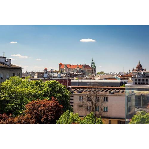 Unique Studio Apartment with 2 balconies with Wawel Castle and city views