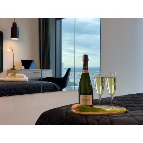 URBAN APARTMENTS GLOBAL SKYLINE, 25th Floor No 19, Free Garage, Self Check-in, No Deposit