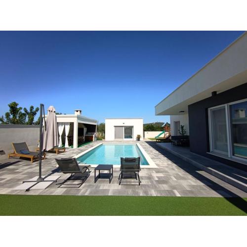Villa ARIA with a private heated pool