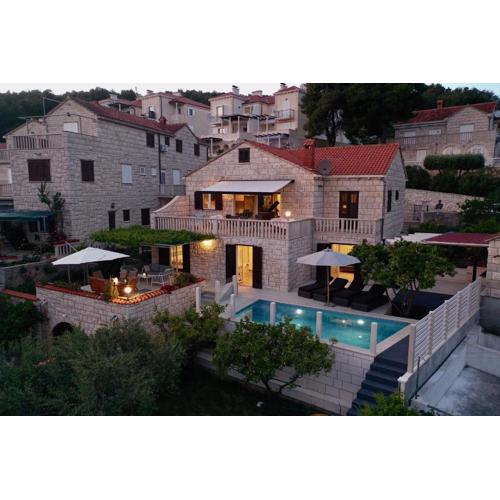 Villa Beach House Sumartin with Heated Pool