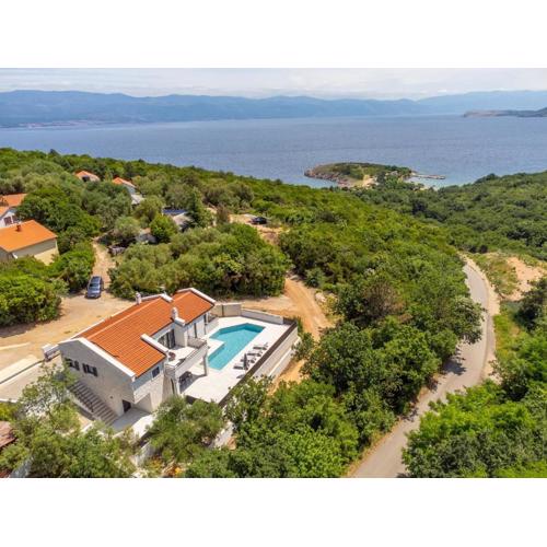 Villa Greta heated pool 40m2, sea view