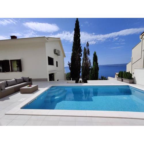 Villa Jafemina, unique seafront villa, stunning seaviews