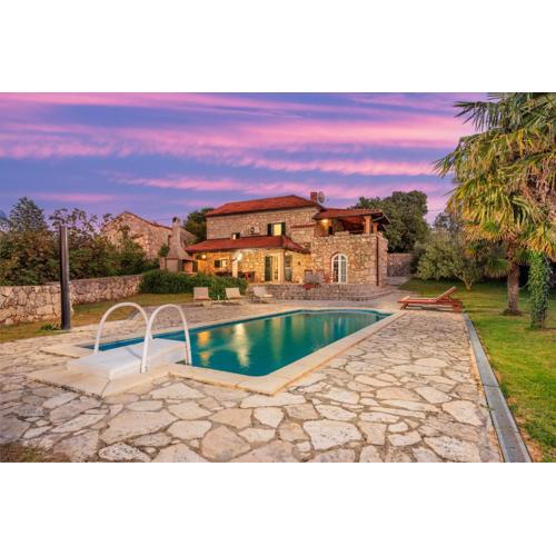 Villa Karlo - Sabljići - Island of Krk - traditional stone villa with pool