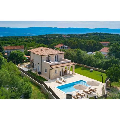 Villa LuLu kamena villa s maslinikom otok Krk Dobrinj selo Gostinjac