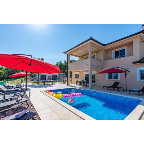 Villa Mia in Labin, a two apartment villa with pool close to the sea