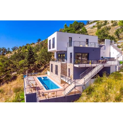 Villa Mia Mit Privatem Pool, Whirlpool, Fitnessraum, Sauna, Meerblick