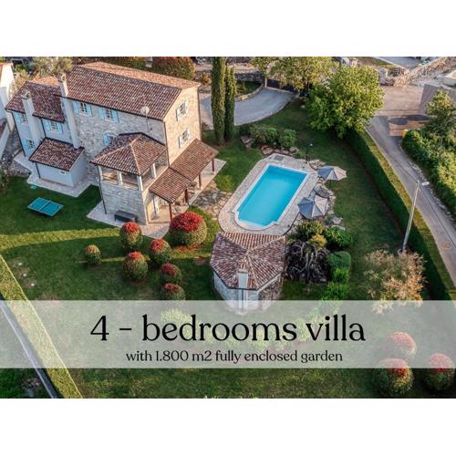 Villa Paolina with hot tub